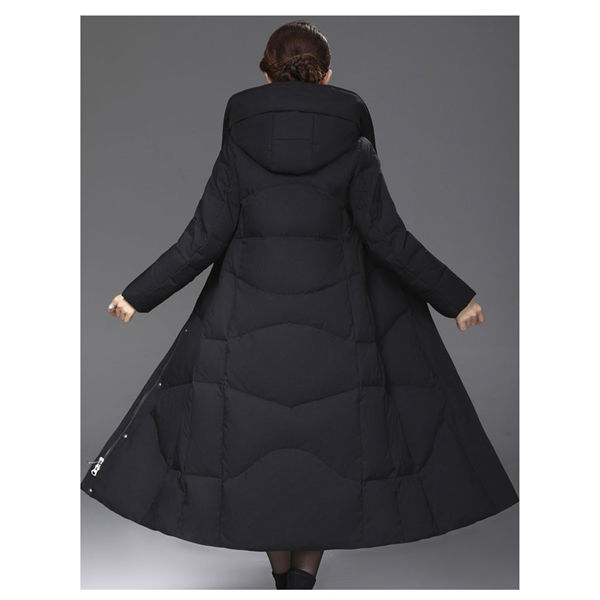 送料無料】ダウンコート レディース ミセス 大人 大きいサイズ フード