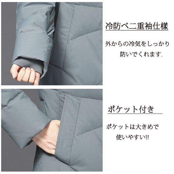 送料無料】ダウンコート レディース ミセス 大人 大きいサイズ フード