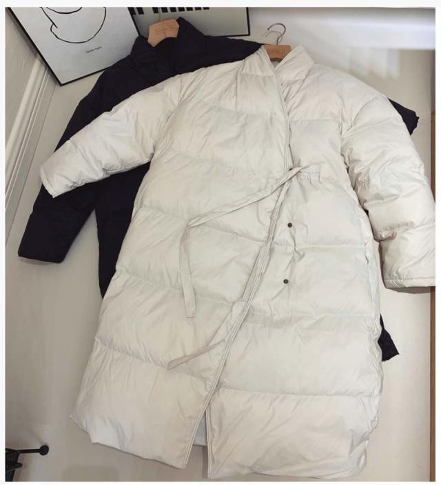 ダウンコート レディース ゆったり キルティング ダウン90% 暖かい