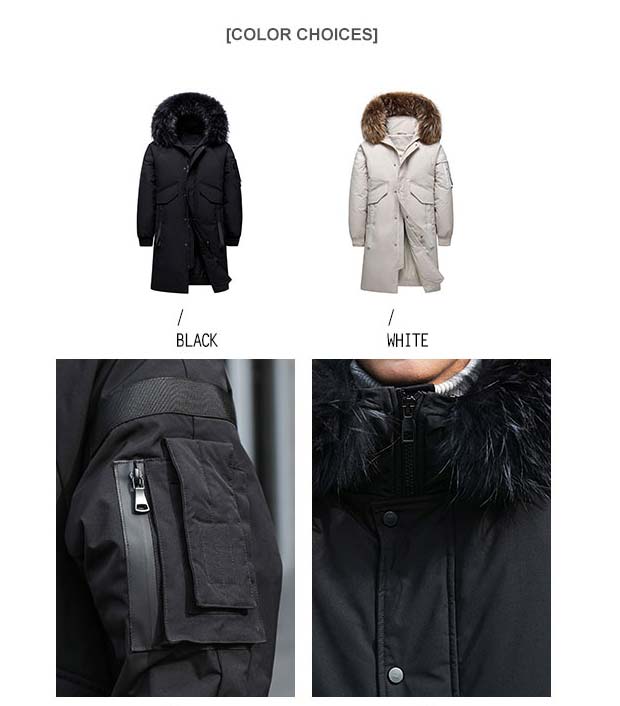 ダウンジャケット ペア ファー襟付きダウンコート レディース メンズ