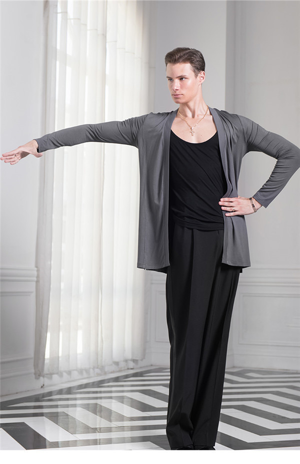 送料無料】M/L/XL/2XL/3XL 男性用 ダンス衣装 ラテン カーディガン 上