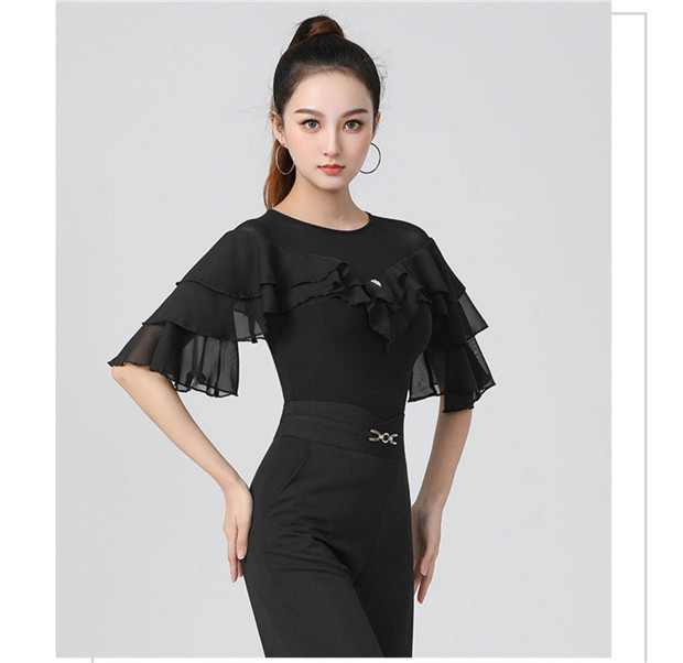 送料無料】練習着 大人用 トップス レディース 社交ダンス ダンス