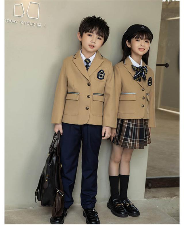 【送料無料】卒業式 スーツ 女の子 男の子 子供スーツ 制服 セットアップ アンズ色 大きいサイズ 女の子スーツ 男の子スーツ フォーマルスーツ 七五三 小学生 卒業式スーツ ジュニアスーツ フォーマル 結婚式 お受験 発表会 卒園式 小学校_3