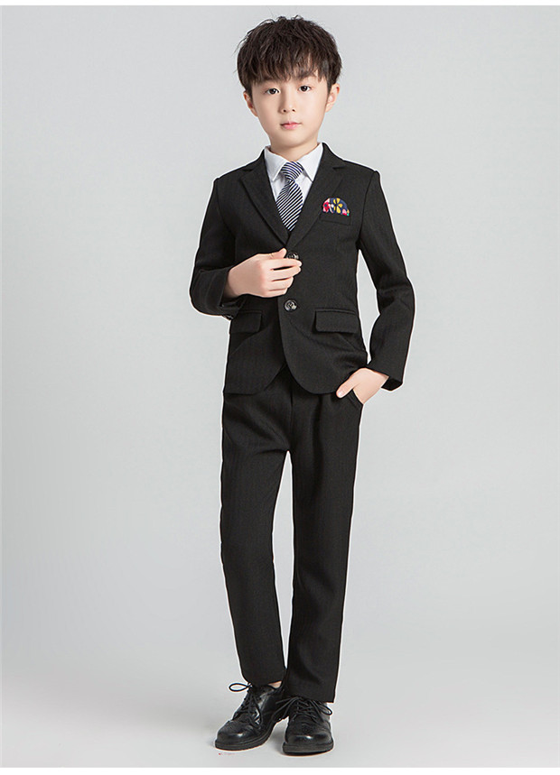【送料無料】子供スーツ 卒業式 演奏会用 結婚式 フォーマル キッズスーツ ジュニア 七五三 ピアノ発表会 入学式 制服 入園式 5点セットの通販は