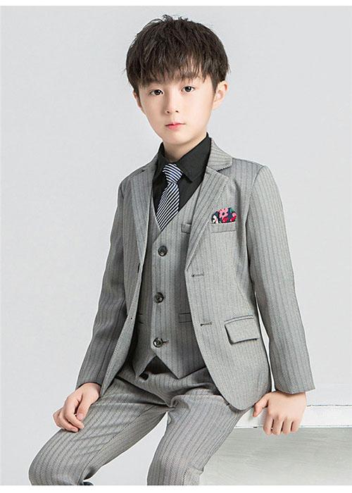 【送料無料】子供スーツ 卒業式 演奏会用 結婚式 フォーマル キッズスーツ ジュニア 七五三 ピアノ発表会 入学式 制服 入園式 5点セットの通販は