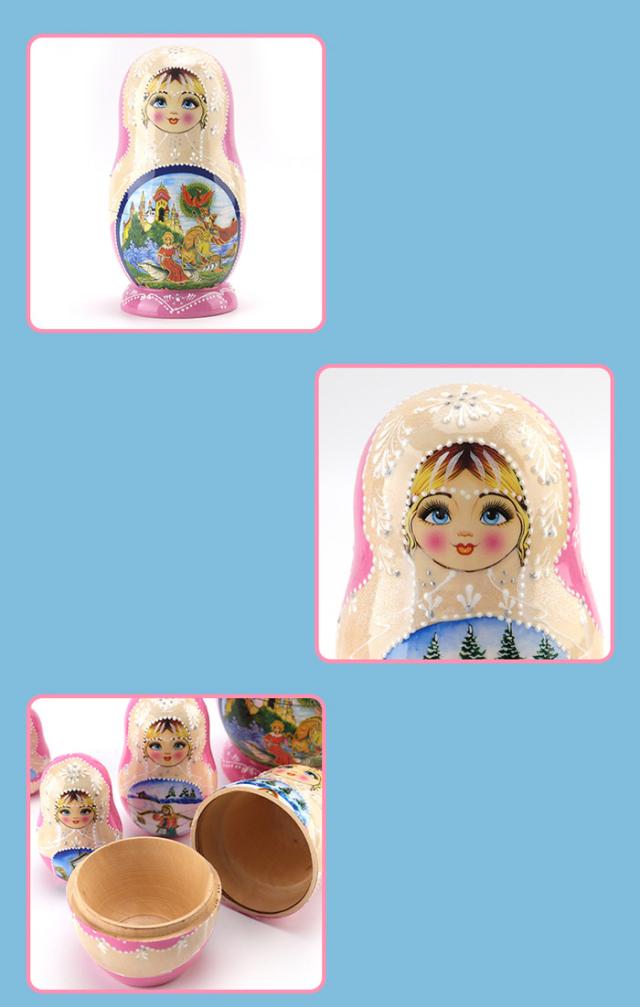 マトリョーシカ ロシア 人形 民芸品 土産物 手作り人形 手描き