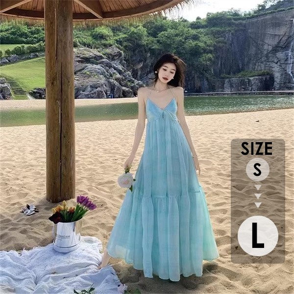 リゾートワンピース レディース サマードレス ワンピース 夏ワンピ 
