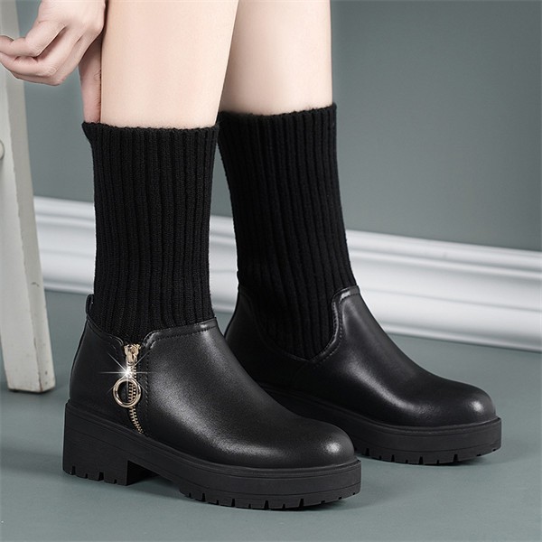 ショートブーツ レディース 歩きやすい 軽量 サイドジップ 滑らない 痛くない カジュアル 防滑 スポーティ 防寒 女靴 美脚 ブラック ブラウン ショートブーツ レディース 歩きやすい 軽量 サイドジップ 滑らない