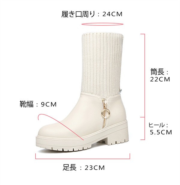 ショートブーツ レディース 歩きやすい 軽量 サイドジップ 滑らない