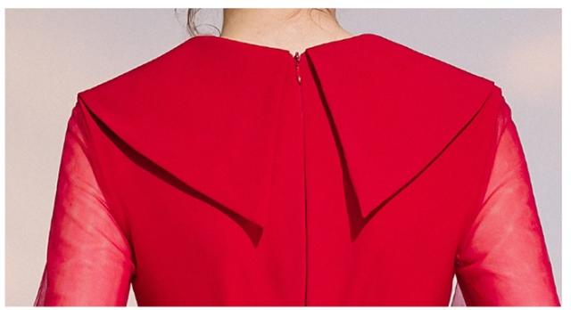 送料無料】パーティードレス 膝丈 小さいサイズ 大きいサイズ