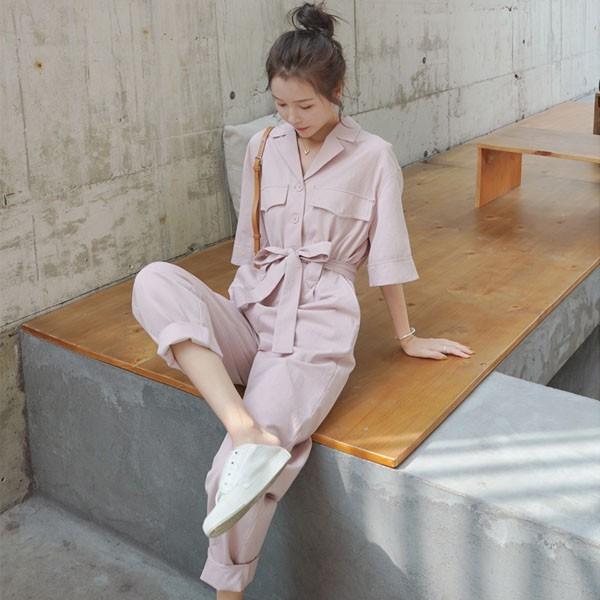 送料無料】つなぎ オールインワン レディース サロペット