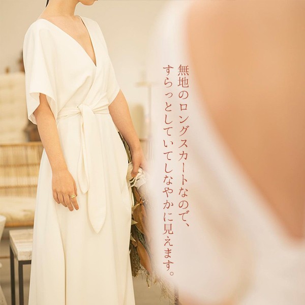 花嫁 ウェディングドレス プリンセスライン 白ドレスワンピース プリンセス シンプル 結婚式 披露宴 前撮り 後撮り 撮影用 フォトウェディング ロングドレス_3