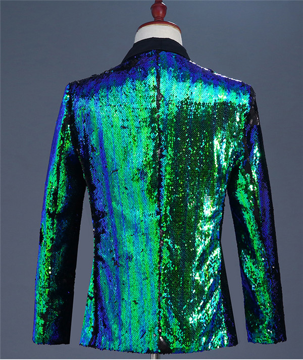 【送料無料】新作 ジャケット（単品） ステージ衣装 メンズ スパンコール ダンス衣装 S~3XL 王子様 貴公子 大人 演奏会 アイドル 演劇 コスプレ 学園祭 ハロウィン_3