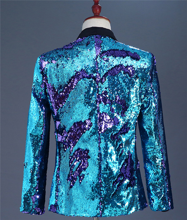 【送料無料】新作 ジャケット（単品） ステージ衣装 メンズ スパンコール ダンス衣装 S~3XL 王子様 貴公子 大人 演奏会 アイドル 演劇 コスプレ 学園祭 ハロウィン_6