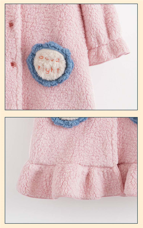 モコモコ ルームウェア キッズパジャマ 帽子付き 子供パジャマ ワンピース 女の子 寝巻き 冬 かわいい おしゃれ ふわもこ 裏起毛 可愛いの通販はau Pay マーケット Glory Park