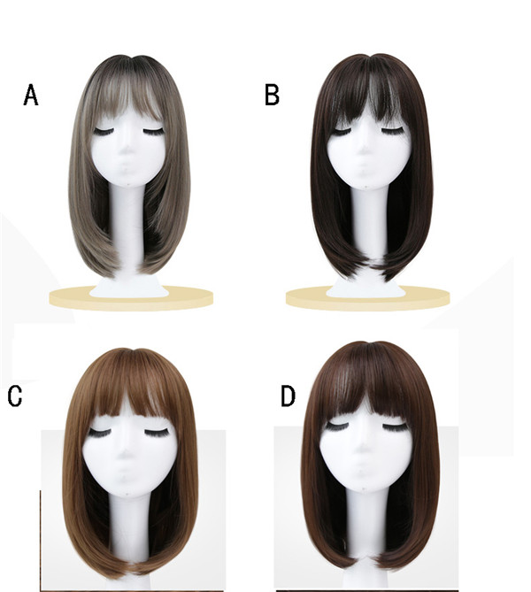 ウィッグ ミディアム フルウィッグ グラデーション 自然 つけ毛 エクステ ウイッグ かつら Wig セミロング コスプレ ハロウィン レイヤーの通販はau Pay マーケット Glory Shop