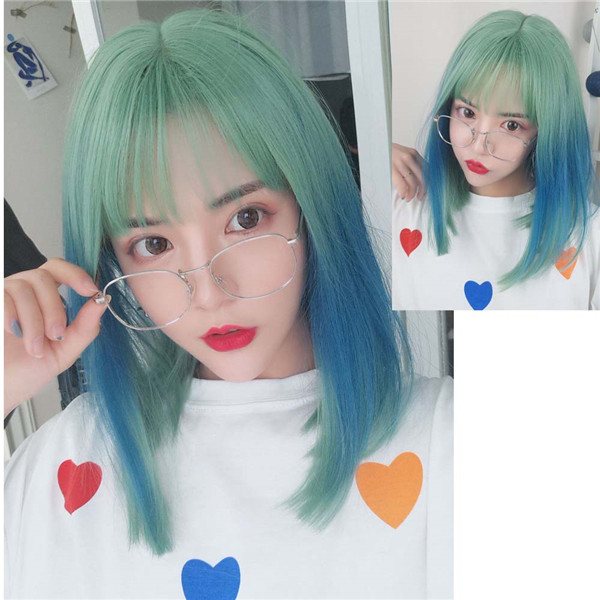 ウィッグ ミディアム フルウィッグ グラデーション 自然 つけ毛 エクステ レディース ウイッグ かつら Wig セミロングの通販はau Pay マーケット Glory Park