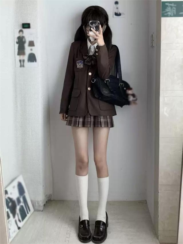 5点セット 入学式 卒業式 スーツ 女の子 長袖 中学生 高校生 制服 学生制服 女子高生  ブレザー スカート チェック柄 レディース お受験 結婚式 発表会 入学 通学 ジュニア フォーマル フォーマルスーツ_6