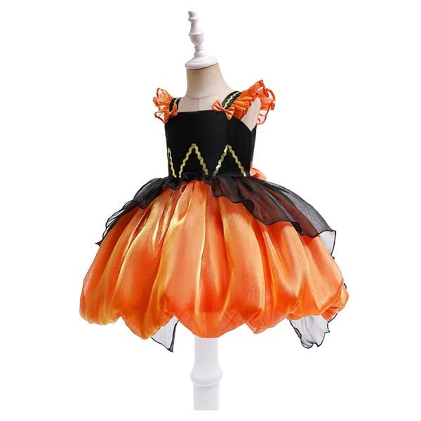 送料無料 2点セット ハロウィン 仮装 子供 女の子 衣装 バッグ付き