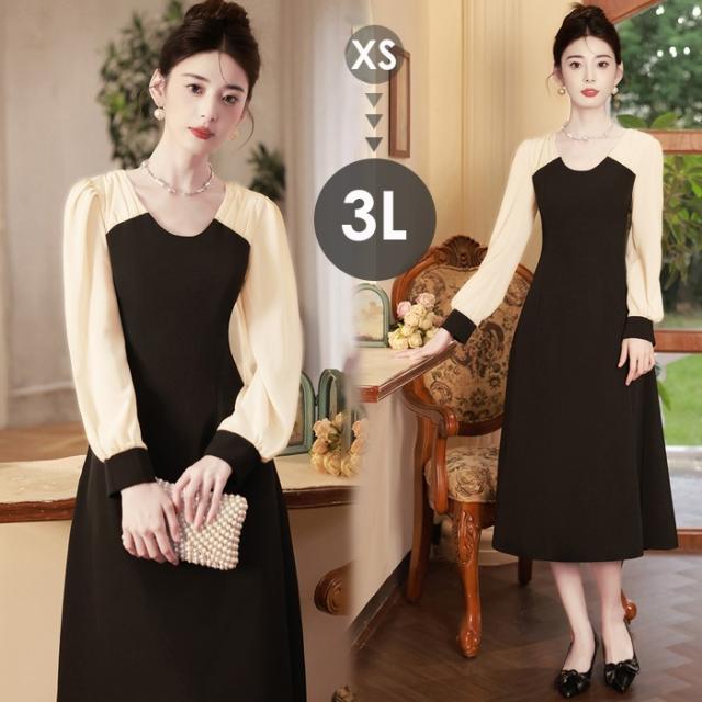 ドレス 大人 ピアノ 発表会 ロング丈ドレス シャンパン ブラック 袖有り 長袖 演奏会 結婚式 パーティードレス ロング丈 ワンピース フォーマルドレス イブニングドレス 母親 成人式 高校生