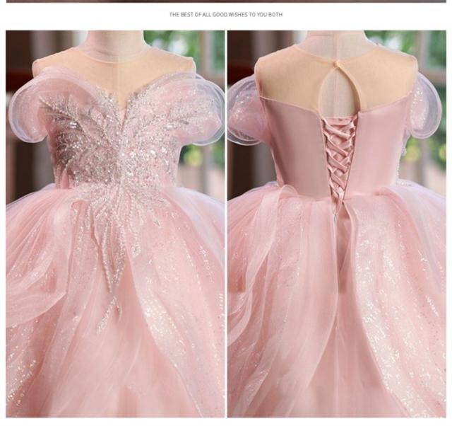 ファミリア　ワンピース　ドレス　 100cm　結婚式　発表会　ピンク　日本製 familiarドレス 発表会・結婚式 ファミリア ワンピース ドレス 100cm