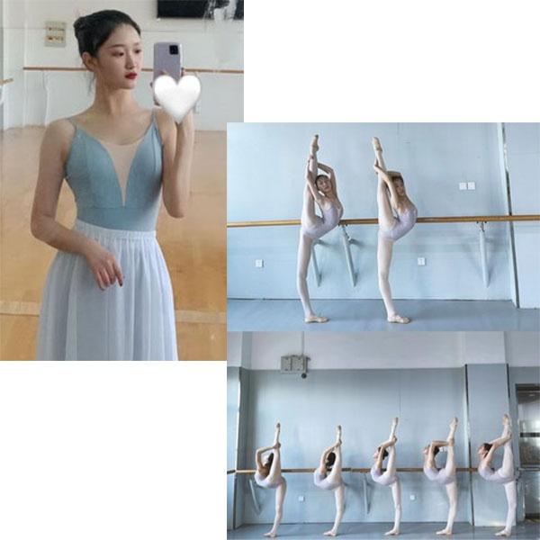 Typha ブラックレオタード おしゃれ Lサイズ バレエ ジャズ Typha