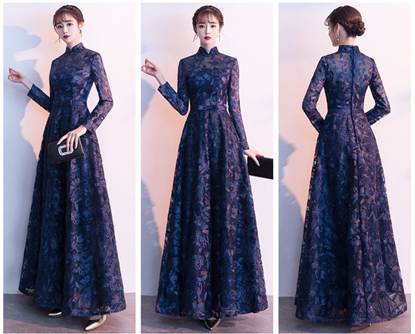 【送料無料】花嫁 ハイネック 演奏会 他と被らない ロングドレス 大きいサイズ パーティードレス 結婚式ドレス 二次会 ロングドレス 大きいサイズ 送料無料】花嫁 ハイネック 演奏会 他と被らない ロングドレス 大きい