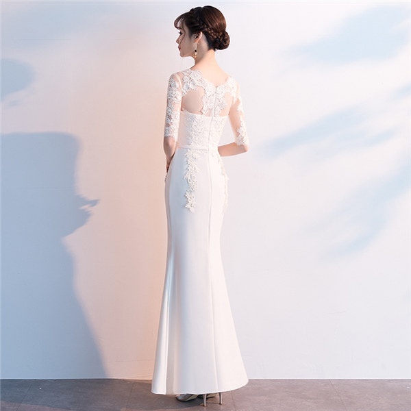 送料無料】ウェディングドレス マーメイドドレス 他と被らないロング