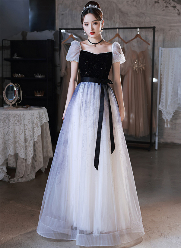 【送料無料】他と被らない ロング パーティードレス ピアノ 発表会 演奏会用ドレス 大きいサイズ 成人式 大人 ステージ衣装 大きいサイズ 舞台衣装 コンサート パフスリーブ プリンセスライン プリンセス かわいい シンプル 送料無料】他と被らない ロング パーティードレス ピアノ 発表会 演奏