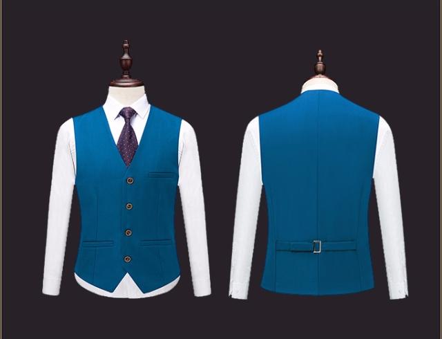 【送料無料】1ボタンスリムスーツ フォーマル スーツ ビジネススーツ メンズスーツ 紳士服 男性用背広 3点セット 大きいサイズ 細身 結婚式 オシャレ_6