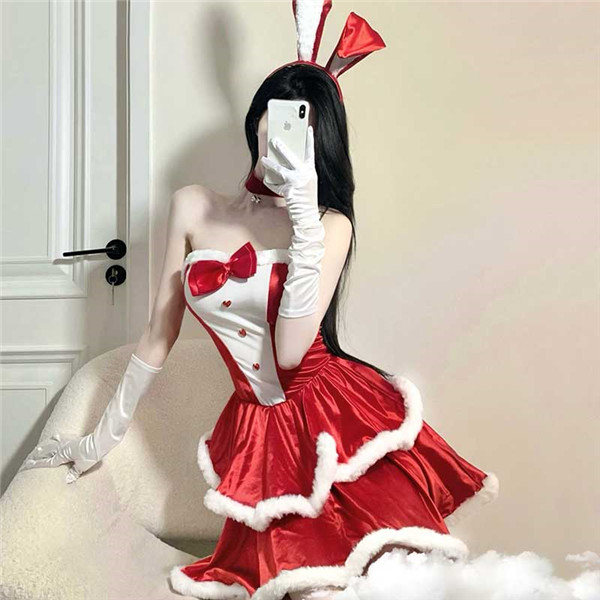送料無料】制服 萌え 誘惑 コスプレ衣装 サンタ衣装 バニー クリスマス