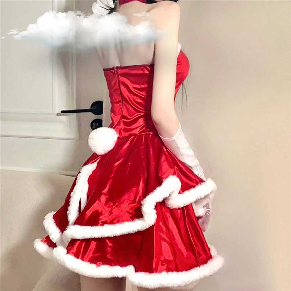 送料無料】制服 萌え 誘惑 コスプレ衣装 サンタ衣装 バニー クリスマス