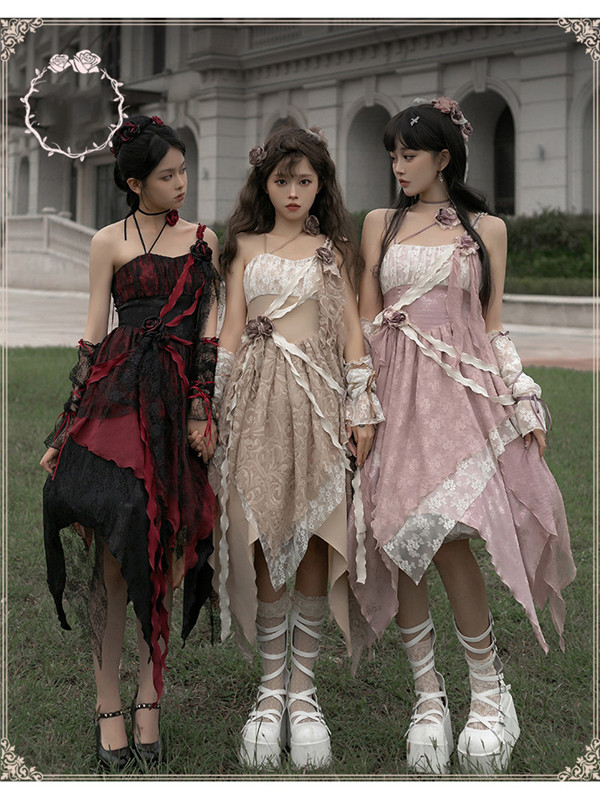 【送料無料】ロリータ ワンピース コスプレ リボン 衣装 フルセット 仮装 衣装 コスチューム こすぷれ コス おすすめ 可愛い セクシー 大きいサイズ_1