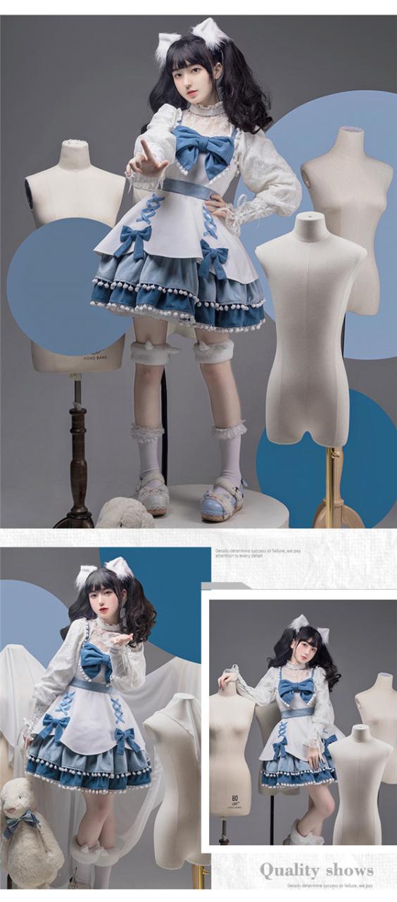 送料無料】ワンピース コスプレ ロリータ ゴスロリ パーティー 発表会