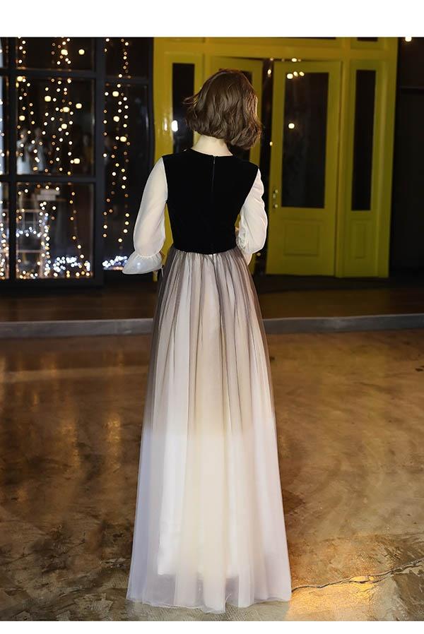 【送料無料】パーティードレス ロングドレス 長袖 袖あり 演奏会 Vネック ドレス 大人 ピアノ 発表会 小さいサイズ XS 結婚式 演奏会用ドレス ロング丈 大きいサイズ 2XL お呼ばれドレス 送料無料】パーティードレス ロングドレス 長袖 袖あり 演奏会 Vネック