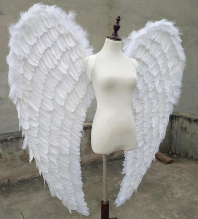 【送料無料】文化祭 cosplay用 コスプレ COSPLAY コスチューム ハロウィン クリスマス 天使 羽 コスプレ道具 羽 翼 wing ウイング ホワイト 120*140cm 天使みたい 妖精 悪魔 ファッションショー パーティーグッズ 撮影 ステージ道具 イベント_2