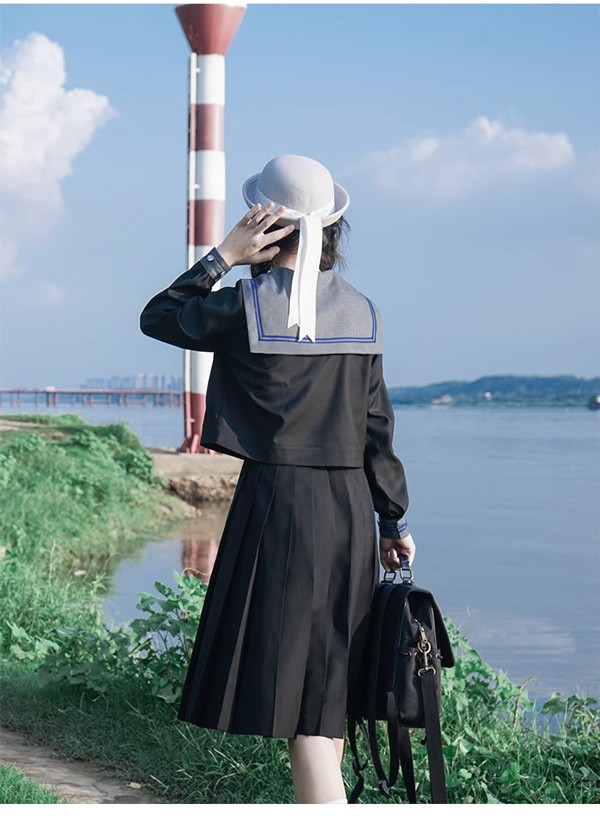 セーラー服 入学式 卒業式 制服 無地 ジャケット 女の子 スーツ セット