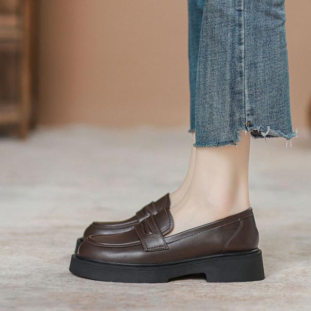 ローファー レディース 学生 厚底 可愛い おしゃれ JK 女の子