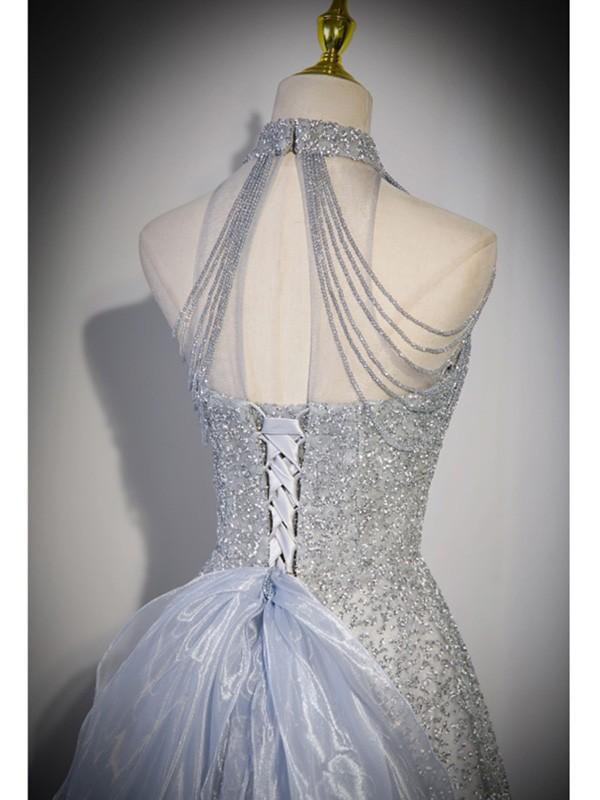 パーテイードレス ロング丈ドレス キラキラ オフショルダー 肩出し