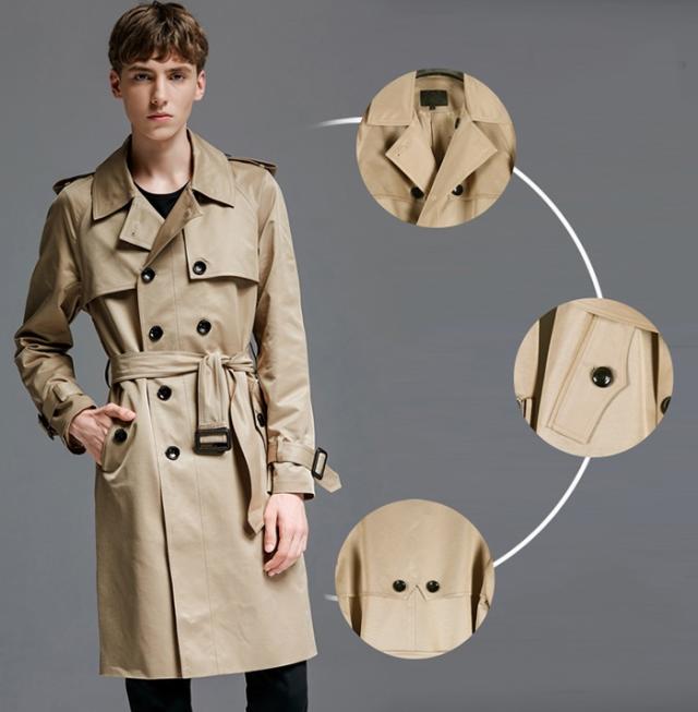 送料無料】春新作 トレンチコート 欧米風 カジュアル ビジネス