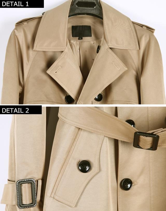 【送料無料】春新作 トレンチコート 欧米風 カジュアル ビジネス アウター ベルト付 ロングコート BITTER系 ビター系 全3色  ベルト付 メンズファッション 送料無料】春新作 トレンチコート 欧米風 カジュアル ビジネス