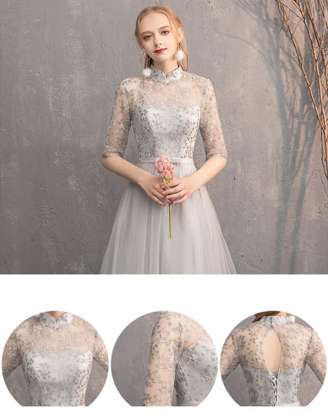 送料無料】ロングドレス ブライズメイドドレス パーティードレス 結婚