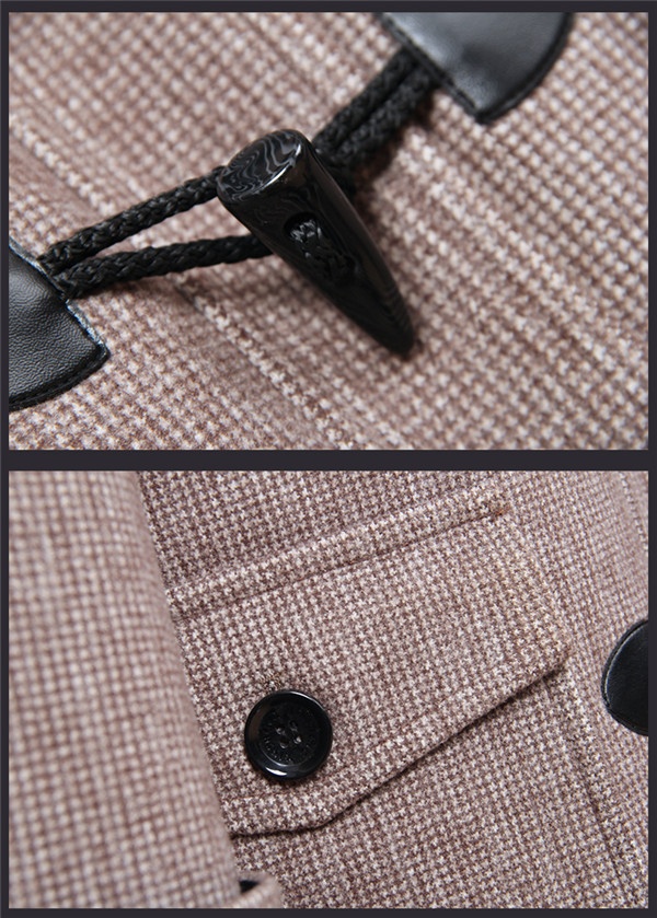 ダッフルコート メンズ 軽い ウール混 メルトン 冬コート 千鳥格コート 学生 カジュアル フード付き アウター グレー 通勤 通学 ショートの通販はau Pay マーケット Glory Park