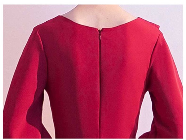 【送料無料】パーティードレス レディース 長袖　カクテルドレス 結婚式 ワンピース フォーマル イブニングドレス お呼ばれ 演奏会 二次会 ピアノ 発表会 披露宴 演奏会 ドレス 大きいサイズ 大人の通販は