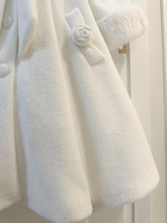 ステンカラーコート 冬服 レディース ジャケット 膝丈 もこもこ フリル コート ロリータ ロリータコート ロリータアウター トップス アウター 小柄 可愛い 学生 通学 通勤 日常着 着痩せ 女の子 長袖 袖あり 秋 冬 衣装 ゴスロリ 厚手 防寒 寒さ対策 秋冬 オシャレ