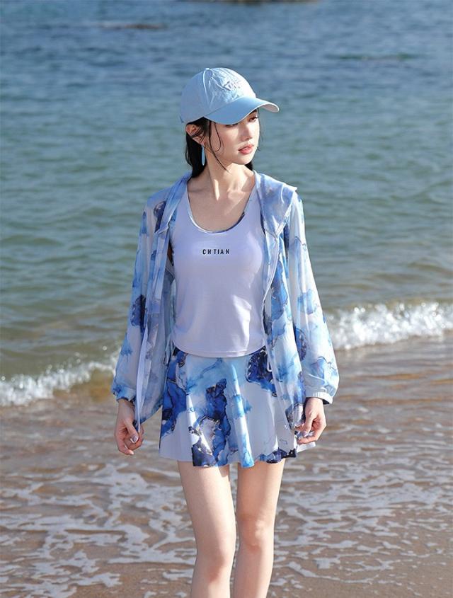 水着 タンキニ レディース 体型カバー M L 2L 3L ノンワイヤー 半袖