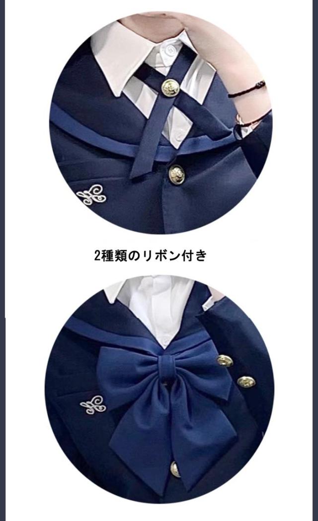 制服 学生制服 入学式 卒業式 スーツ 女の子 スカートスーツ 4点セット 長袖 セットアップ 女子高生 スカート 制服コスプレ レディース 高校生 お受験 結婚式 発表会 入学 通学 ジュニア フォーマル 中学生 卒業式スーツ 卒服_5