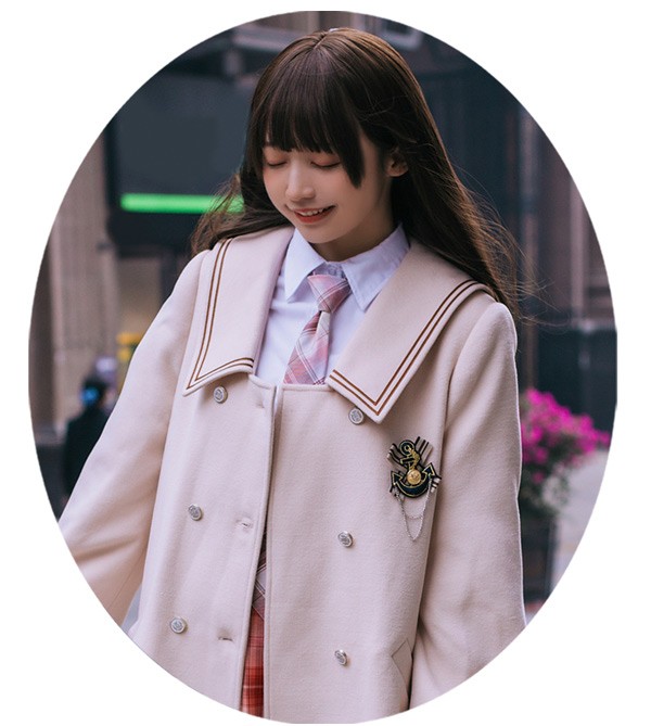 ステンカラーコート セーラーコート 冬服 レディース ジャケット