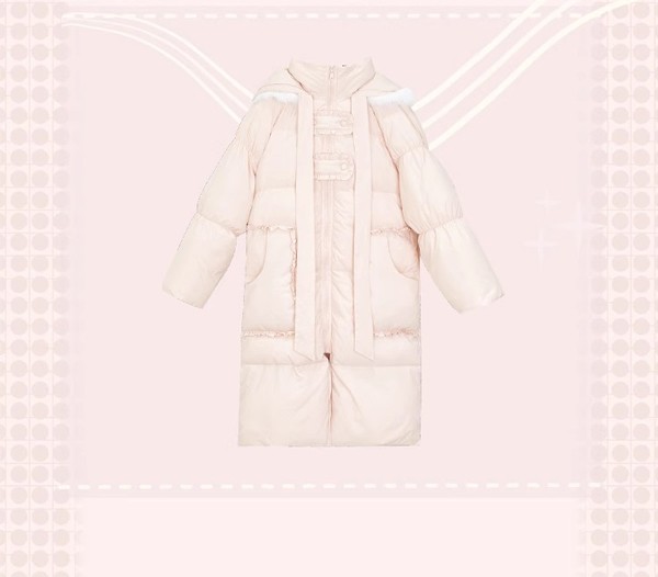 ダウンコート レディース リボン ロング丈 冬服 ダウン ダウン