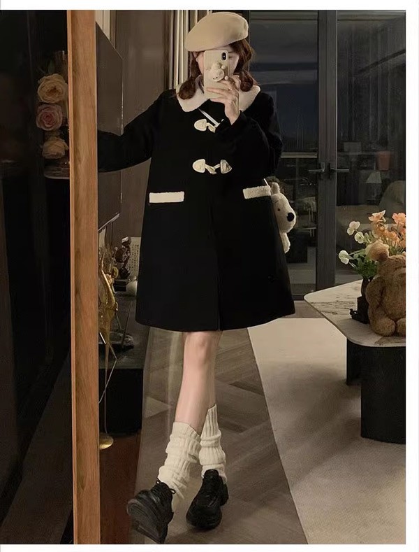 ダッフルコート ステンカラーコート 冬服 レディース ジャケット